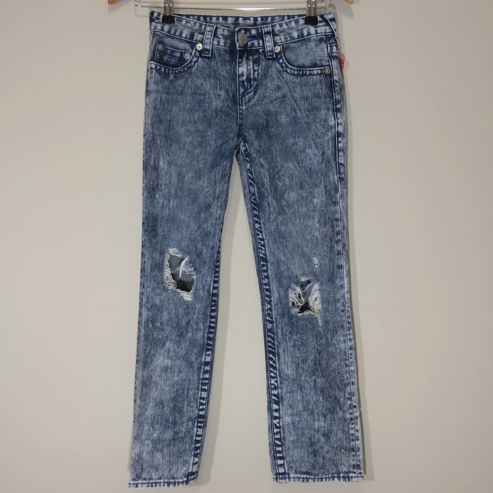 True Religion Acid Wash Jeans